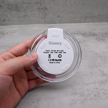 Sisney Wireless Chargers - Ultra-Thin 5W Fast Charging Pad with Universal Compatibility