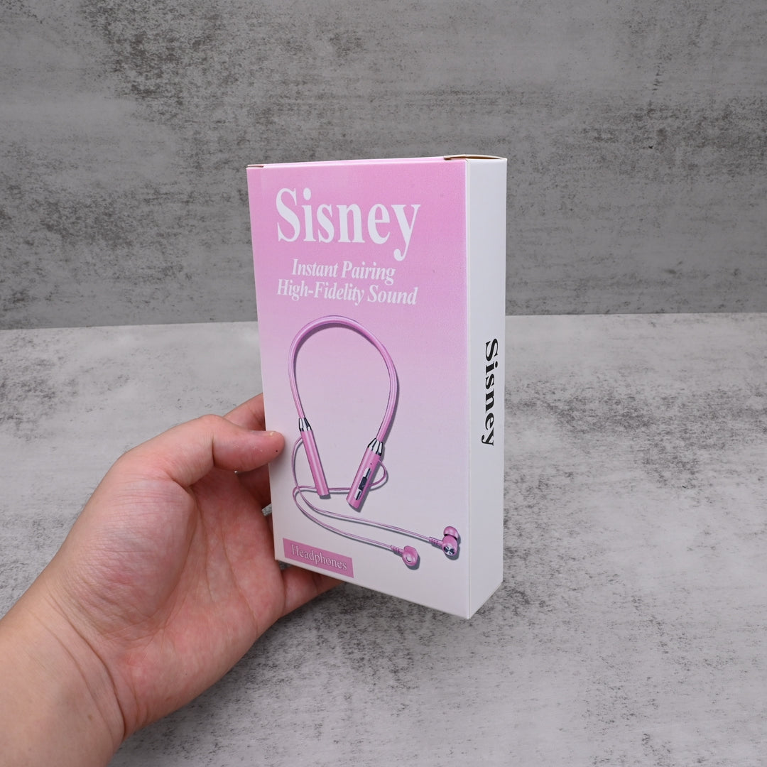 Sisney Premium Wireless Headphones Bluetooth Neckband Earphones with HD Sound Quality