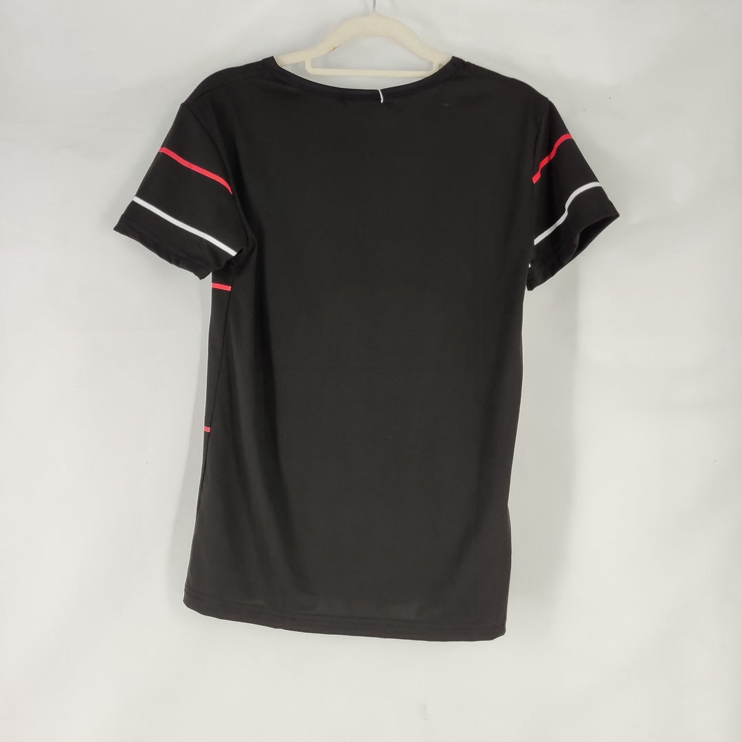 GXTBJSW Short Sleeve Top, Black, Size L