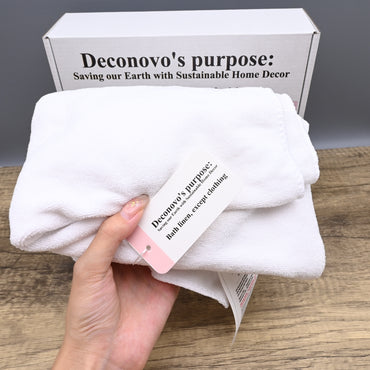 Deconovo's purpose: Saving our Earth with Sustainable Home Decor Premium Cotton Bath Linen Luxury Bathroom Towels and Linens Super Soft Bath Linen Except Clothing Collection