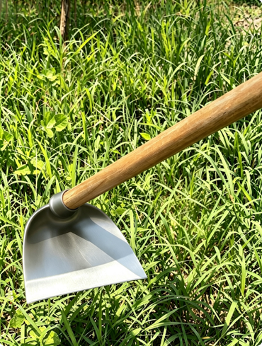 ChuTian Heavy-Duty Manganese Steel Garden Hoe with 1.2m Locust Wood Handle - Sharp Forged Dutch Hoe for Weeding, Digging & Soil Loosening