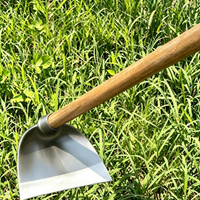 ChuTian Heavy-Duty Manganese Steel Garden Hoe with 1.2m Locust Wood Handle - Sharp Forged Dutch Hoe for Weeding, Digging & Soil Loosening