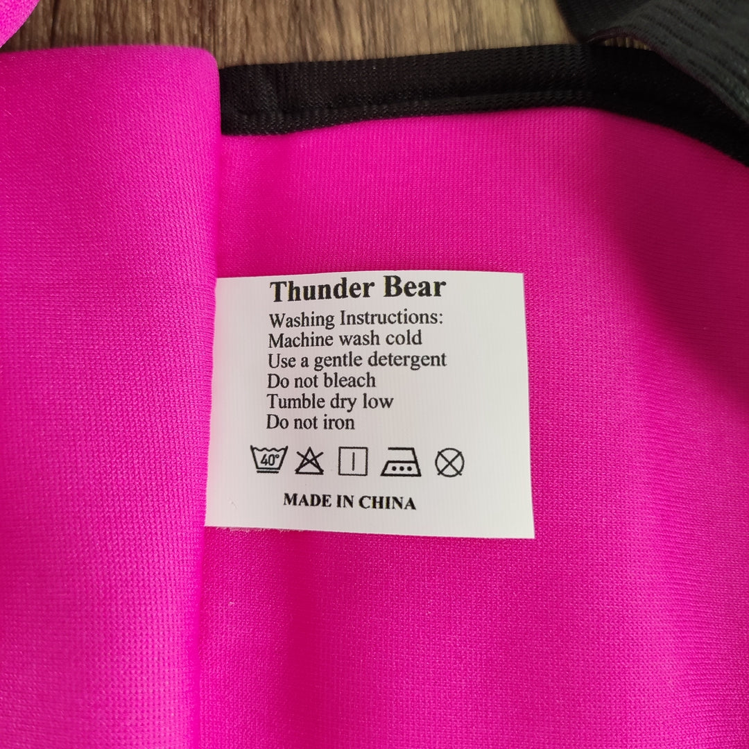 Thunder Bear Versatile Multi-Function Running Waist Pack in Rose Red – Ideal for Outdoor Sports and Fitness Activities