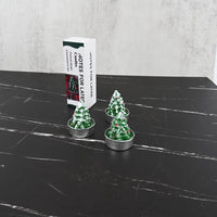 NOTES FOR LATER Christmas Tree Candles Festive Holiday Decorative Candles Green Scented Candles for Christmas Decor & Gift