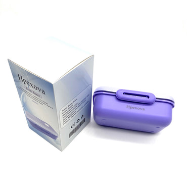 Hpexova Bento boxes Purple ABS Shell 304 Stainless Steel Inner Minimalist Thermal Insulation Portable Lunch Container Bento Boxes