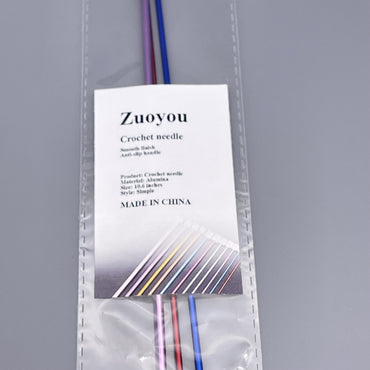 Zuoyou Crochet Needle Set – High-Quality Aluminum Hooks for All Your DIY Yarn Projects