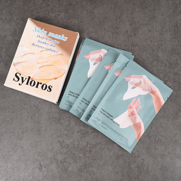 Syloros Nicotinamide & Hyaluronic Acid Skin Masks 5-Pack Hydrating & Brightening Face Mask Set