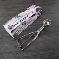 Cbytzhjqone Stainless Steel Ice Cream Scoop Medium Size Durable Scooper for Frozen Treats