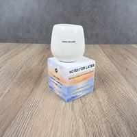 NOTES FOR LATER Low-Temperature Massage Candle in Ceramic Jar Moisturizing Coconut Wax Massage Candle for Cosmetic Skincare