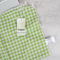 Yinglay Green Cotton-Linen Beach Mat Soft, Durable & Lightweight Picnic Blanket for Beach