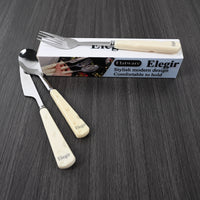 Elegir Flatware Stainless Steel Cutlery Set Forks Knives Spoons Durable Modern Design Dishwasher Safe Comfortable Grip