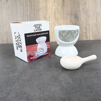 NOTES FOR LATER Ceramic Dry-Burn Aromatherapy Lamp Set with Scented Wax for Candle Warmers