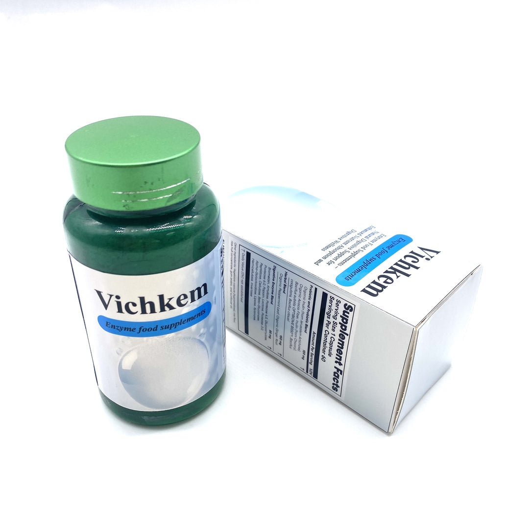 Vichkem Enzyme food supplements- Natural Digestive Support for Healthy Metabolism & Improved Nutrient Absorption