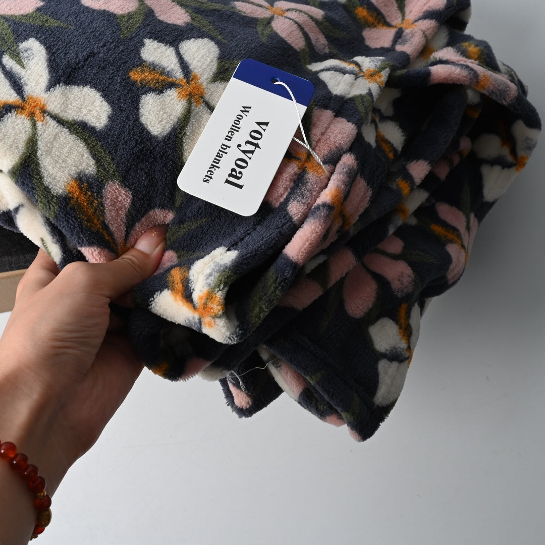 votyoal Premium Luxury Woollen Blankets Soft Knitted Winter Bedding Throws