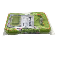 Dreinsof Dog beds Plush Comfort Anti Slip Bottom Universal Easy Clean Green 60×30×10 Centimeter Dog Beds