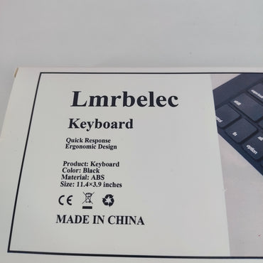 Lmrbelec Wireless Keyboard and Mouse Set - Sleek and Portable Solution for On-the-Go Typing