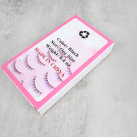 NOTES FOR LATER Daily & Cosplay Make-up Lashes 5 Pairs Small Devil False Eyelashes with Single Fish Line Stem