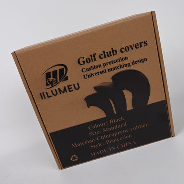 IILUMEU Premium Golf Club Covers Universal Fit Protective Golf Club Covers for Woods and Hybrids