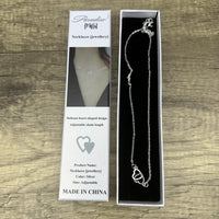 Paradise Necklaces [Jewellery] - Minimalist Double-Ring Heart-Shaped Necklace for Fashion-Forward Elegance