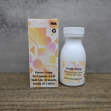 Arctic Purge Dietary Food Supplements Pear Grape Vitamin B Taurine Energy Drink