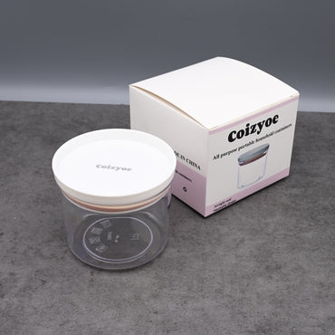 Coizyoe All Purpose Portable Household Containers - 250ml Pink Storage Solution for Home Organization