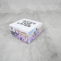 NOTES FOR LATER Lavender Scented Soy Wax Candle with Dried Petals Aromatherapy Candle for Sleep & Relaxation