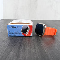 TINTAShift Orange Magnetic Sport Smartwatch Fitness Tracker with Advanced Health Monitoring