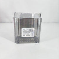 FUATCEHE Practical Translucent Gray Toothbrush Holder - Keep Your Bathroom Organized