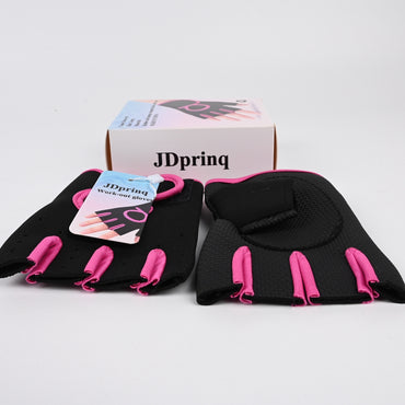 JDprinq Athletic Palm Guard Durable Work-out Gloves with Enhanced Grip and Blister Protection