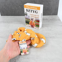DZTYG Small Dog Clothing Soft Polyester Pet Apparel Warm Stylish Outfit