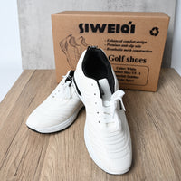 SIWEIQI Men's Breathable Golf Shoes Lightweight Athletic Sneakers with Slip-Resistant Sole