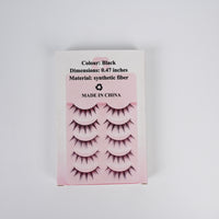 dpjmqv 5 Pairs Little Devil False Eyelashes Dramatic Reusable False Eyelashes for Special Events