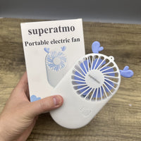 superatmo Portable Electric Fan - USB-Powered Desktop Fan for Personal Cooling