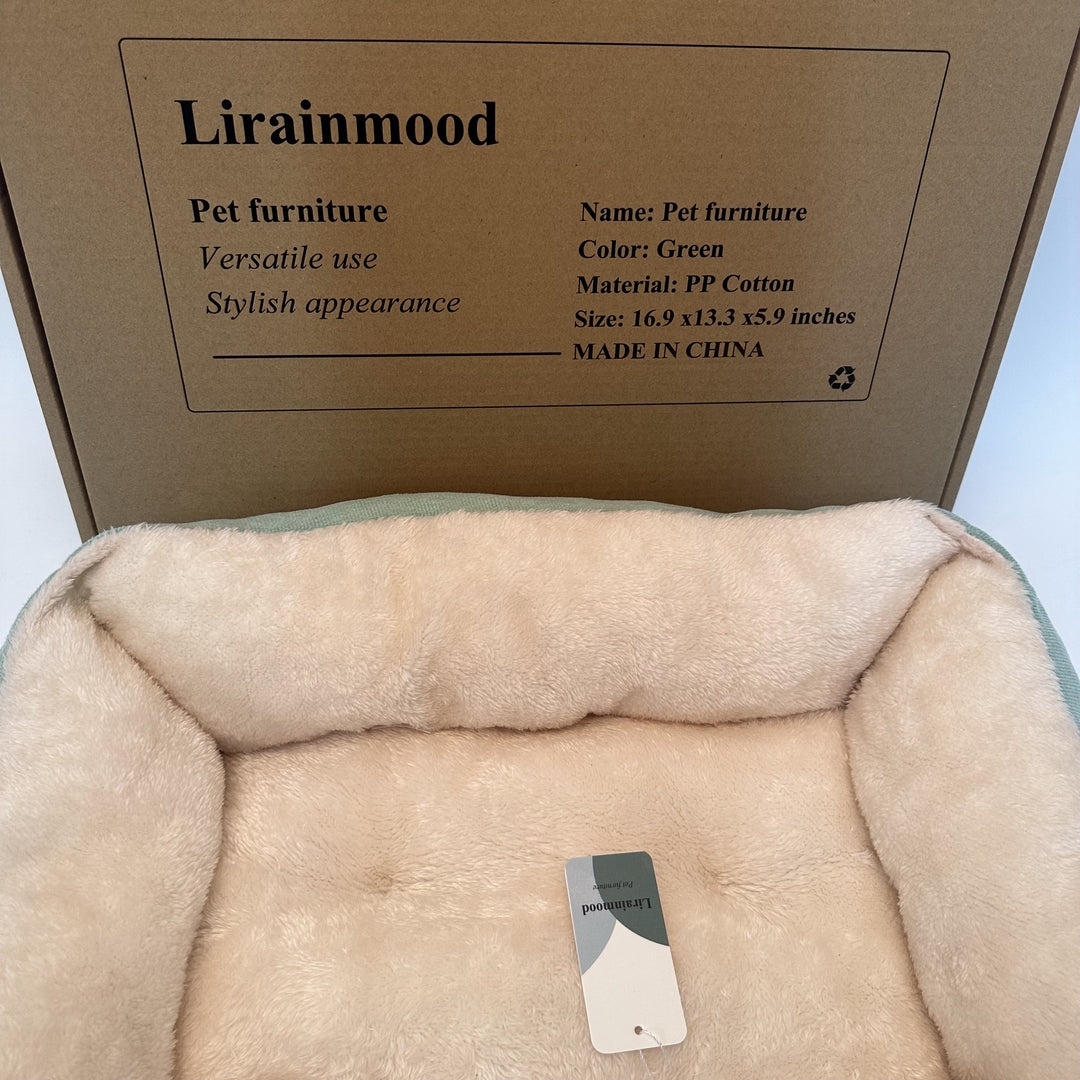 Lirainmood Premium Comfortable Pet Furniture Cozy Pet Nest Lounger For Cats And Small Dogs Indoor Home Pet Bed