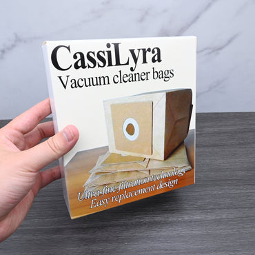 CassiLyra Professional Paper Universal Vacuum Cleaner Bags - High-Efficiency Dust Collection Bags