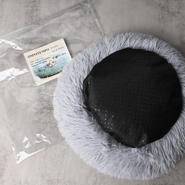 OMNITEMPO Cat Bed Soft Cozy Pet Bed for Small Cats Warm Sleeping Environment Non Slip Bottom