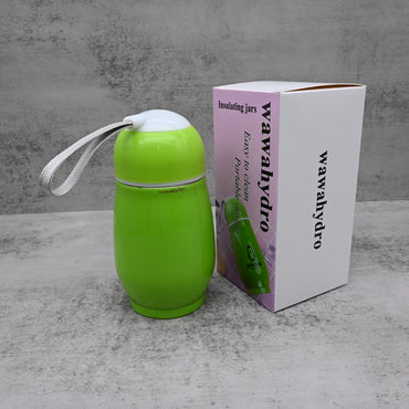 wawahydro Kids' Insulating Jars Penguin-Themed Stainless Steel Water Bottle with Double-Wall Insulation
