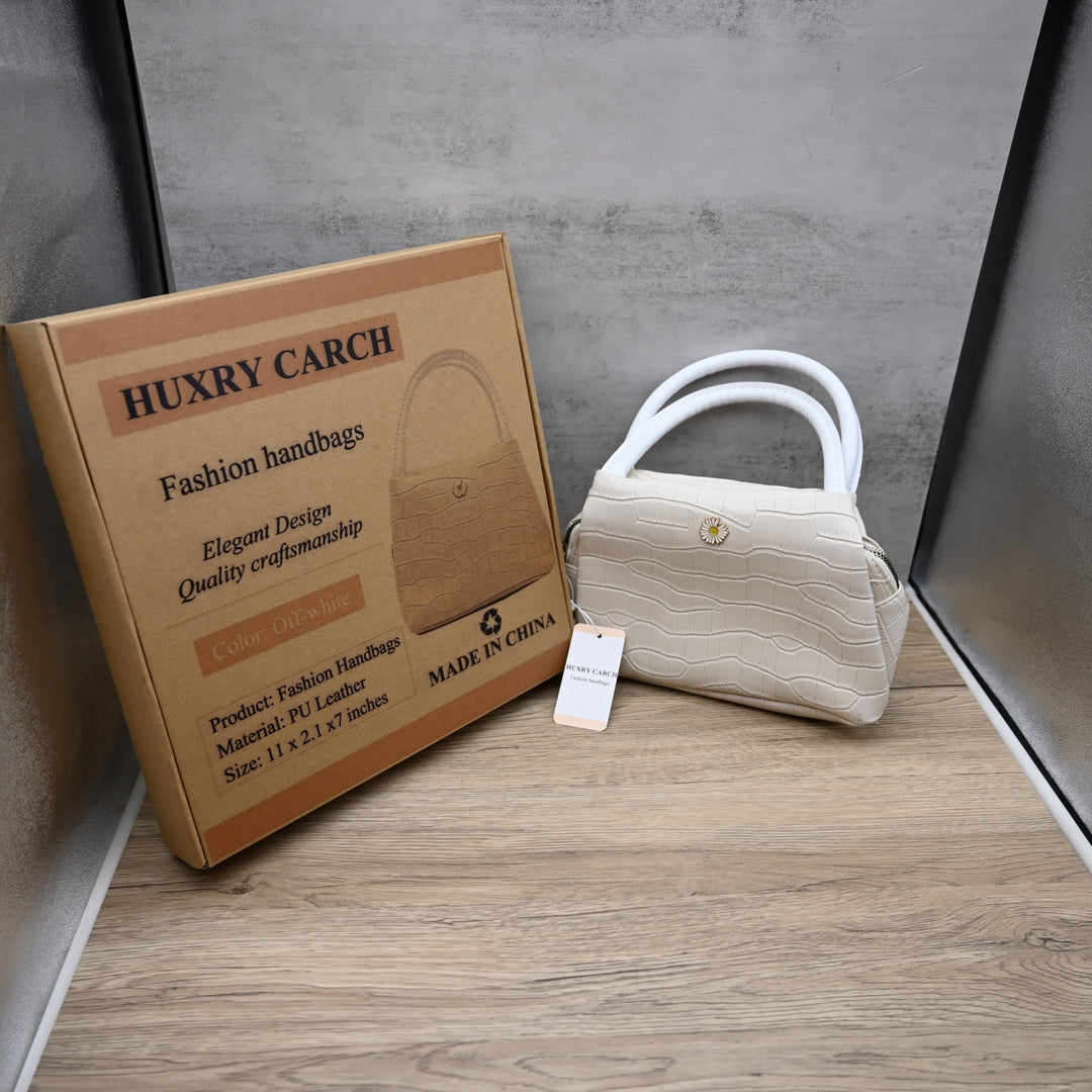 HUXRY CARCH Premium Leather Fashion Handbags Elegant Designer Purse for Women