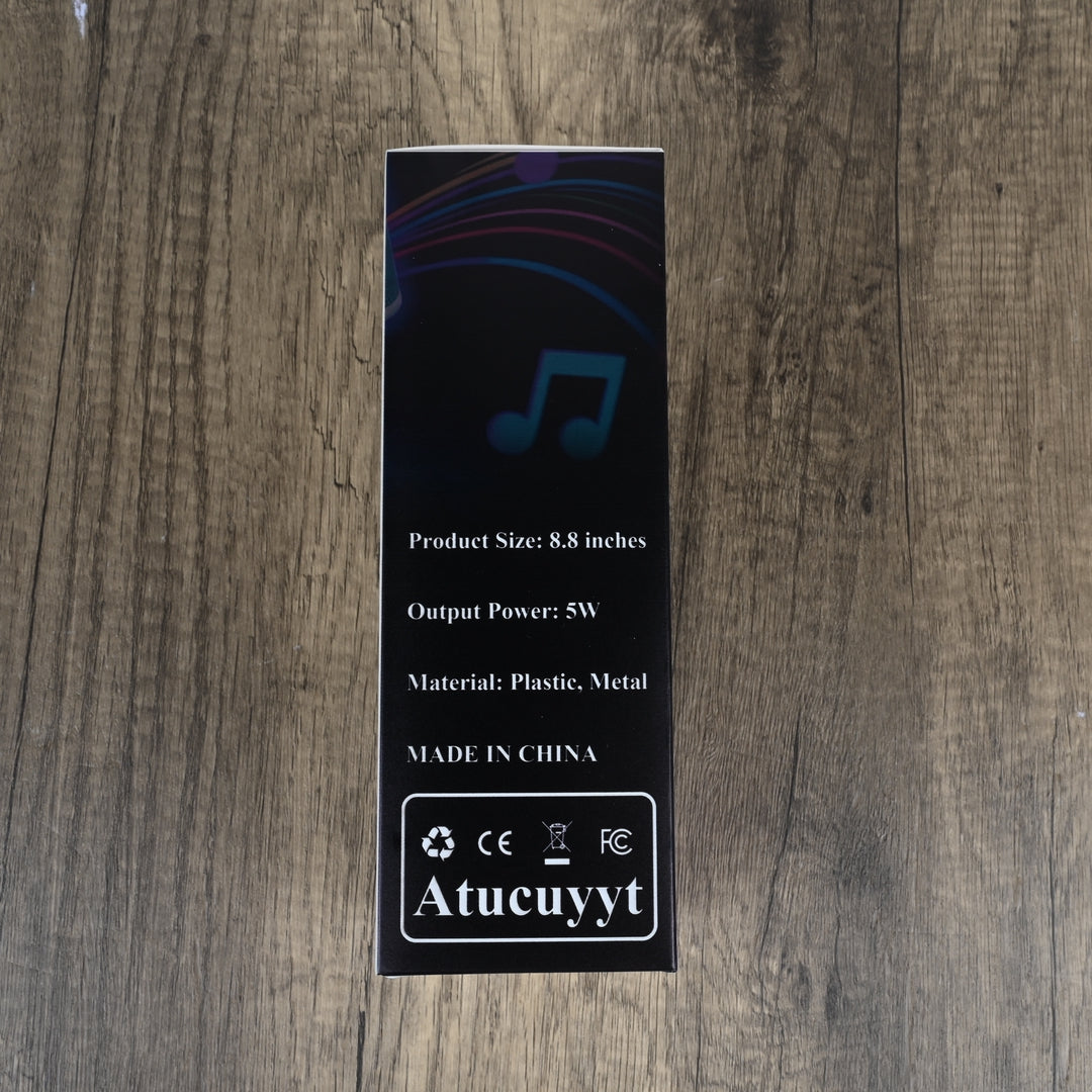 Atucuyyt Professional Wireless Bluetooth Microphones Karaoke Handheld Microphones with Crystal Clear Sound