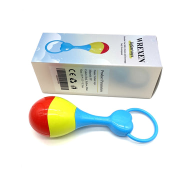WREXEN Infant toys Bright Colors Safe PP Material 19×5.7×5.7Cm Stimulate Senses Encourage Early Development Infant Toys