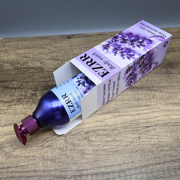 EZRR Body Wash Lavender Scented Moisturizing Shower Gel for Men and Women with Long Lasting Fragrance