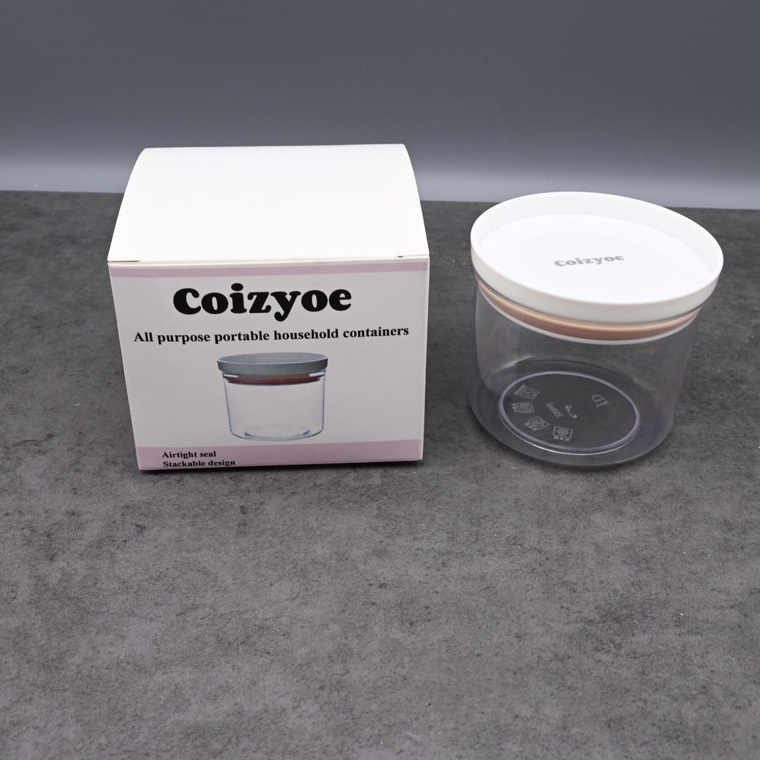 Coizyoe All Purpose Portable Household Containers - 250ml Pink Storage Solution for Home Organization
