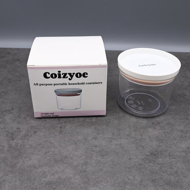 Coizyoe All Purpose Portable Household Containers - 250ml Pink Storage Solution for Home Organization