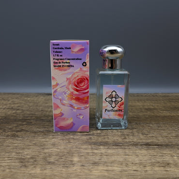 图形商标 Scented Perfume Gardenia Musk Eau de Parfum Long Lasting Fragrance Elegant Scent for Any Occasion
