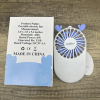 superatmo Portable Electric Fan - USB-Powered Desktop Fan for Personal Cooling