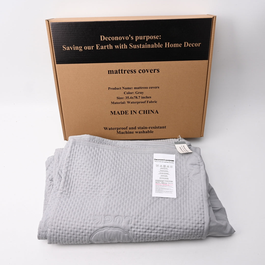 Deconovo's purpose: Saving our Earth with Sustainable Home Decor Premium Waterproof Mattress Covers Breathable Bed Protection Sheet Luxury Fitted Mattress Protector Covers Full Range Sizes