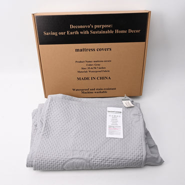 Deconovo's purpose: Saving our Earth with Sustainable Home Decor Premium Waterproof Mattress Covers Breathable Bed Protection Sheet Luxury Fitted Mattress Protector Covers Full Range Sizes