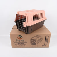 R Other love Brown Pet Carrier Kennels for Household Pets Secure Travel Kennels for Cats and Dogs