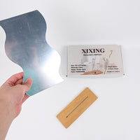 XIXING Decorative Mirrors Irregular Shaped Acrylic Vanity Mirror for Wedding Tabletop Photo Prop Deco