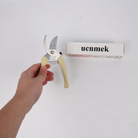 ucnmek Professional Curved Gardening Scissors Ergonomic Pruning Shears Gardening Scissors for Precision Trimming